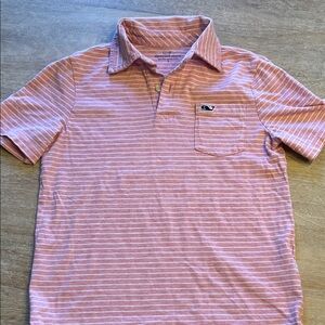 vineyard Vines boys puma cotton  polo EUC
